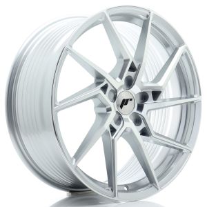 JR-Wheels JR33 Wheels 20 Inch 8.5J ET20-45 Custom PCD Flow Form Silver Machined Face