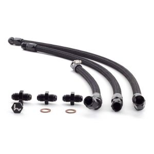 Hybrid Racing Braided Fuel Line Kit K-Swap Honda Civic,Del Sol,Integra
