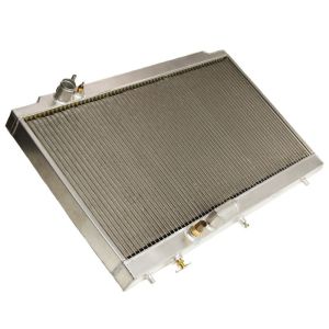 Hybrid Racing Radiator Custom Drop-in Full Size K-Swap Silver Aluminium Honda Integra