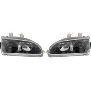 Denji Headlights DENJI Black Housing Honda Civic