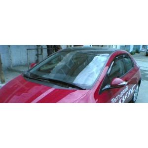 SK-Import Front and Rear Side Window Visor Stick-on 5-Doors Smoke Plastic Honda Civic
