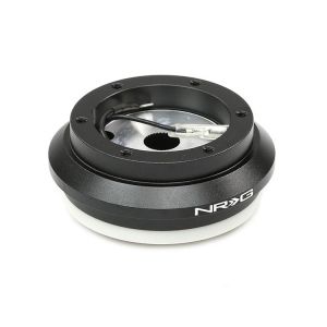 NRG Innovations Steering Wheel Hub Short Black Aluminum Honda Civic,Accord,Prelude