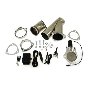 SK-Import Exhaust Control Valve Cut Out Kit Electric Adjustable Stainless Steel