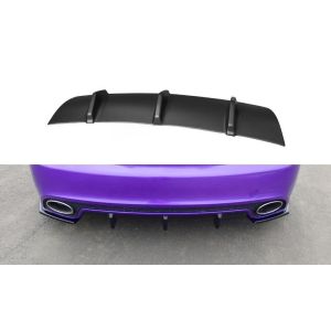 Maxton Rear Diffuser Gloss Black ABS Plastic Audi RS5 Facelift