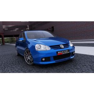 Maxton Front Bumper Lip Votex Style ABS Plastic Volkswagen Golf