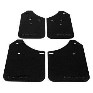 Rally Armor Front and Rear Mudflaps OEM Style Black Subaru Impreza