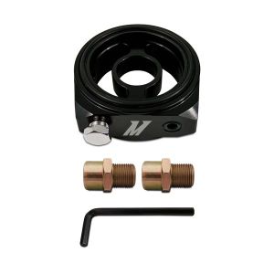 Mishimoto Oil Cooler Sandwich plate M20x1.5 & 3/4-16 UNF Black Aluminium