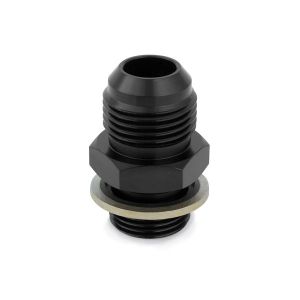 Mishimoto Sandwich Plate Fitting Black -10 AN Aluminium
