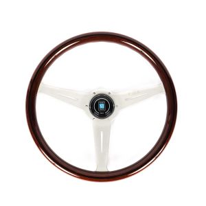 Nardi Steering Wheel Flat Silver 360mm Wood