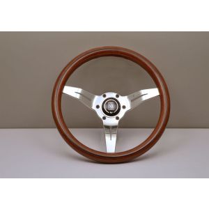 Nardi Steering Wheel Deep Dish Silver 330mm Wood