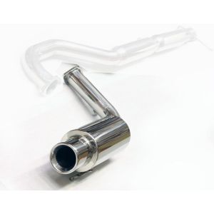 M2 Motorsport Rear Muffler Polished 76mm Stainless Steel Mitsubishi Lancer Evolution