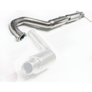 M2 Motorsport Mid-pipe Polished 76mm Stainless Steel Mitsubishi Lancer Evolution