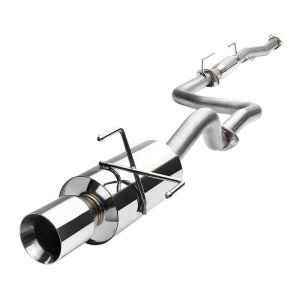 SK-Import Cat-back System Double-wall Tip 61mm Stainless Steel Honda Civic