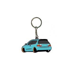 Blox Racing Key Chain 2D Printed Style PVC Rubber