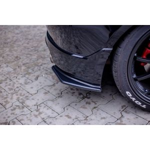 Maxton Rear Bumper Lip Gloss Black ABS Plastic Honda Civic Facelift