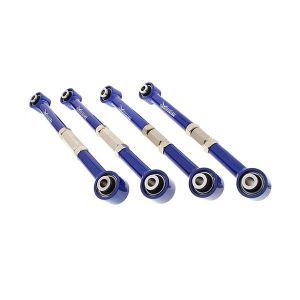 Hardrace Rear Toe Kit Adjustable Blue Billet Aluminum Honda Accord,Accord Aero Deck
