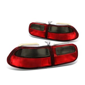Sonar Tail Light JDM Style Red Lens Smoke Lens Honda Civic