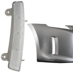 DEPO Front Indicator Light Chrome Housing Clear Lens Nissan 350Z Pre Facelift