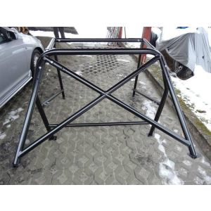 SK-Import Roll Bar Screw Cage Powder Coated Black Steel Honda Civic