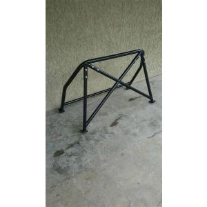 SK-Import Roll Bar Screw Cage Powder Coated Black Steel Volkswagen Golf