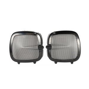 SK-Import Fog Light Covers STI Style Black ABS Plastic Subaru Impreza Facelift
