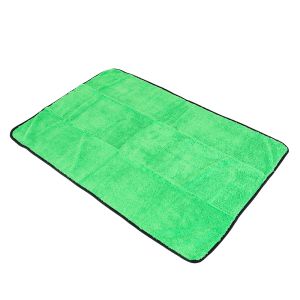 Racoon Car Drying Towel Green Microfiber