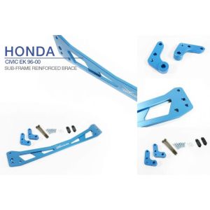 Hardrace Subframe Brace Blue Honda Civic