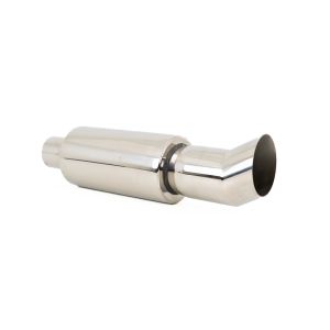 SK-Import Rear Universal Muffler DTM Style 60mm Stainless Steel