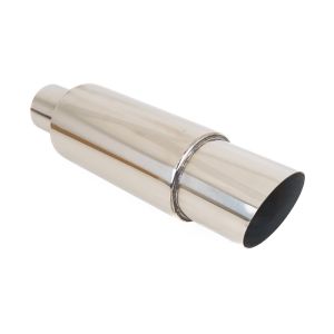 SK-Import Rear Universal Muffler 63.5mm Stainless Steel