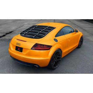 X-Form Rear Window Louvers Gloss Black ABS Plastic Audi TT
