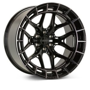 Vossen Wheels HFX-1 Hybrid ForgedX Wheels 24 Inch 10J ET25 6x139.7 Deep Concave Flow Form Tinted Gloss Black