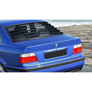 SK-Import Rear Window Louvers Black Polyester BMW 3-serie