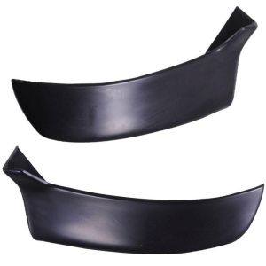 Aerodynamics Rear Bumper Corner Mugen Style Black Polyurethane Honda Civic