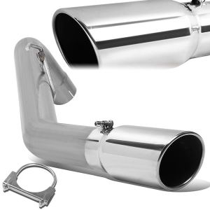 SK-Import Muffler Turbo Diesel Rolled Tip 4 Inch Steel Dodge Ram