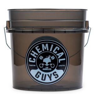Chemical Guys Wash Bucket Heavy Duty Smoke 16 Liter Plastic