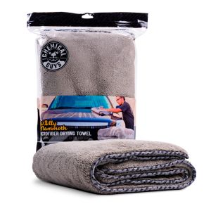 Chemical Guys Car Drying Towel Woolly Mammoth Grey Microfiber