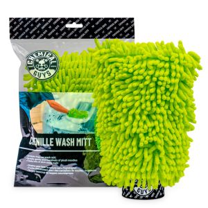 Chemical Guys Wash Mitt Chenille Green Microfiber