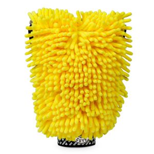Chemical Guys Wash Mitt Chenille Three-Way Yellow Microfiber