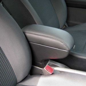 SK-Import Armrest Black Plastic, Synthetic Leather Peugeot 206