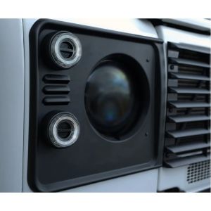 Glohh Headlights Clear Lens Land Rover 90, 110, Defender