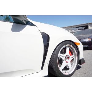 CarbonWorks Front Fender Vent Carbon Honda Civic