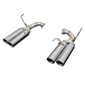 Remark Rear Muffler Polished 63.5mm Stainless Steel Subaru Impreza