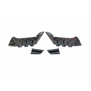 ABS Dynamics Rear Bumper Lip MU-Style Black ABS Plastic Honda Civic