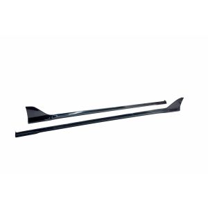 ABS Dynamics Side Skirts MU-Style Black ABS Plastic Honda Civic