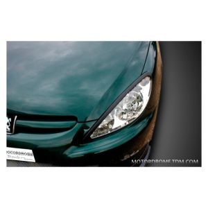 Motordrome Eye Lids Unpainted ABS Plastic Peugeot 307