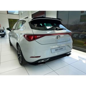 Motordrome Rear Bumper Lip Black ABS Plastic Seat Leon