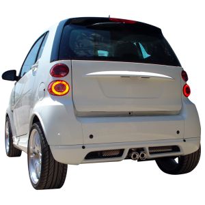Motordrome Rear Bumper Lip Unpainted ABS Plastic Smart ForTwo