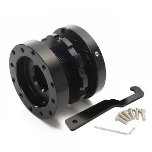 SK-Import Steering Hub Extender Black Aluminum