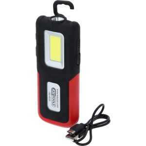 KS tools 250 lumen / 500 lumen LED Black ABS Plastic