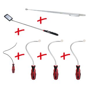 KS tools Telescopic Magnetic Holder and Inspection Mirror